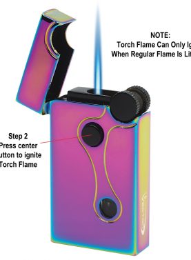 Vector Elite dual flame lighter - 12 Prizm