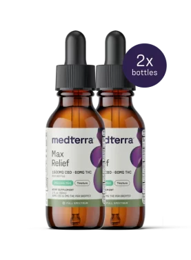 Medterra Max Relief Oil Tincture - Chocolate Mint, 3000mg