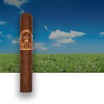 Oliva Serie V cigar placed in front of a cigar field, showcasing its premium craftsmanship and bold flavor.