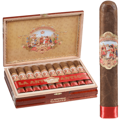 La Antiguedad cigar by My Father with open box in background