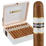 Cohiba Connecticut premium cigar with silky Connecticut Shade wrapper