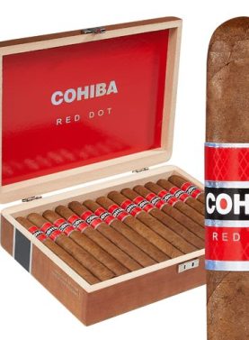 Cohiba Red Dot premium cigar with Cameroon wrapper