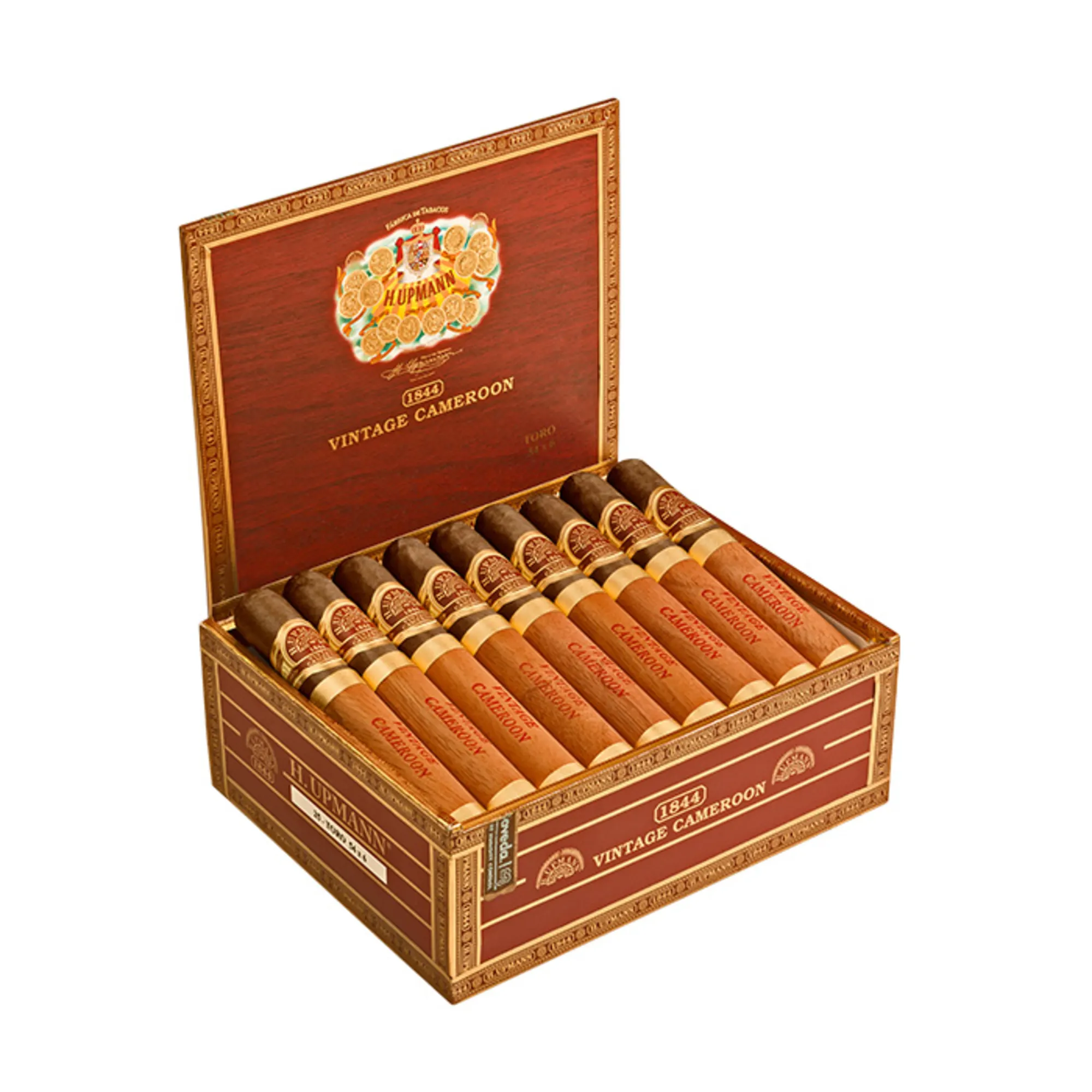 Open box of H. Upmann Vintage Cameroon cigars