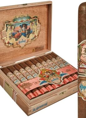 My Father La Promesa cigar in front of open box