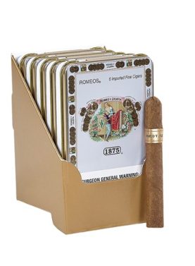 Romeo y Julietta 1875 - Romeos tins 4x33, Pack of 5