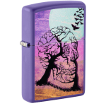 Skull Tree Color Image Purple Matte