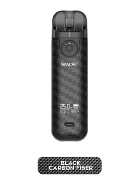 SMOK NOVO 4 25W Starter Kit - Black Carbon fiber