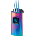 Vector Icon Sensor Ignition Prizm 3 Torch Lighter with lit flame.