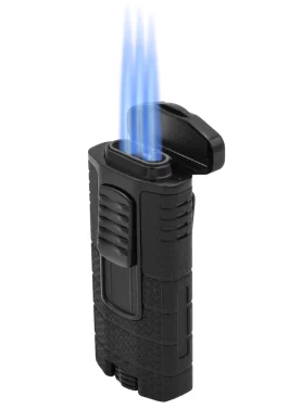Xikar Tactical Triple Jet Lighter - Black