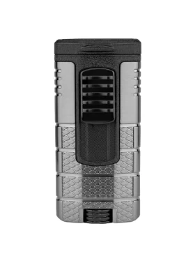 Xikar Tactical Triple Jet Lighter - Gunmetal&black