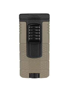 Xikar Tactical Triple Jet Lighter - Tan&black