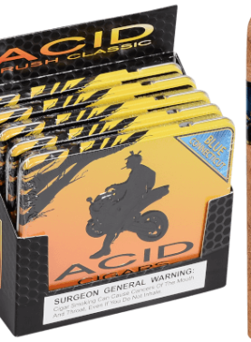 Acid cigars by Drew Estate - krush blue Connecticut 4x32, Pack of 5