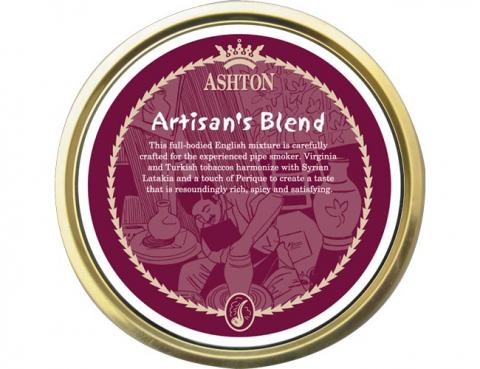 Ashton Consummate Gentleman pipe tobacco tin with an English blend of Virginia, Burley, and Latakia.