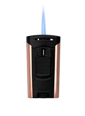 Astral Single Jet Lighter - Black&Rose Gold