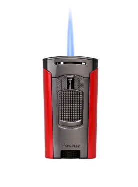 Astral Single Jet Lighter - Gunmetal&red