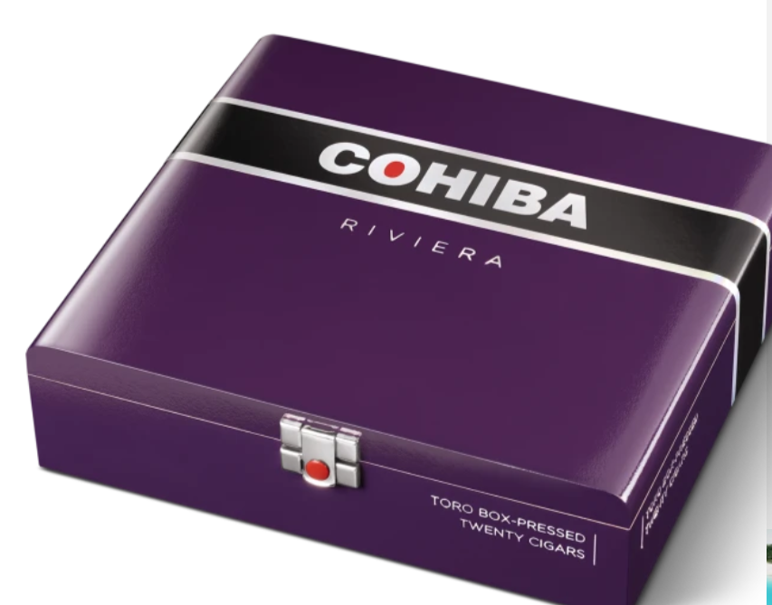 Cohiba Riviera premium box-pressed cigar with smooth wrapper