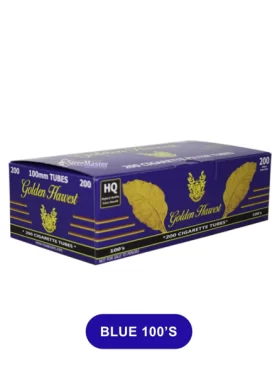 Golden Harvest cigarettes tube - Blue 100