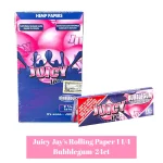 Juicy Jay's Paper 1 1/4-24ct - Bubblegum