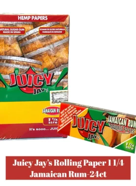 Juicy Jay's Paper 1 1/4-24ct - Jamaican Rum