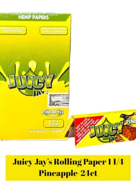 Juicy Jay's Paper 1 1/4-24ct - Pineapple