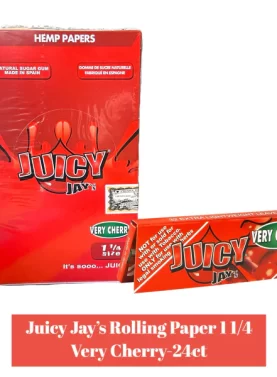 Juicy Jay's Paper 1 1/4-24ct - Very Cherry