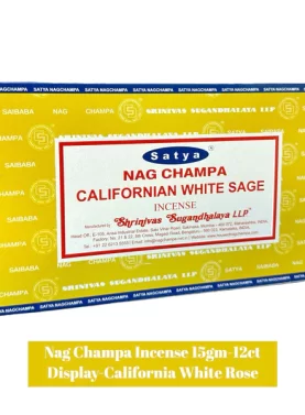 Nag Champa 15gm Display - California white