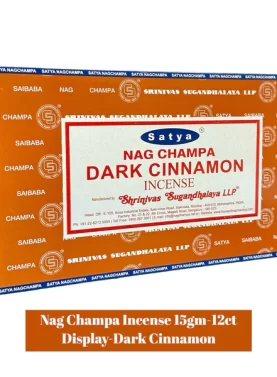 Nag Champa 15gm Display - Dark Cinnamon