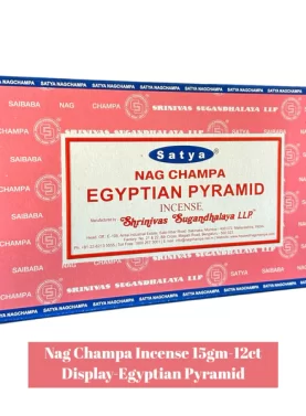 Nag Champa 15gm Display - Egyptian Pyramid