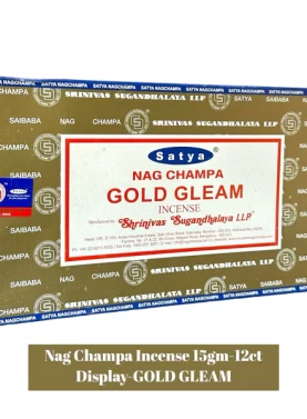 Nag Champa 15gm Display - Golden Gleam
