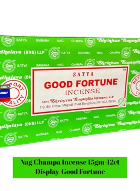 Nag Champa 15gm Display - Good Fortune