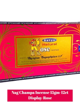 Nag Champa 15gm Display - Rose