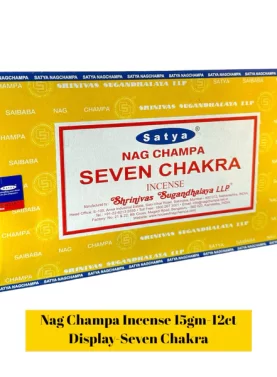 Nag Champa 15gm Display - Seven Chakra
