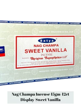 Nag Champa 15gm Display - Sweet Vanilla
