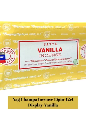 Nag Champa 15gm Display - vanilla