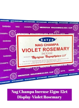 Nag Champa 15gm Display - Violet Rosemary