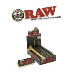 RAW Black 1 1/4 rolling papers – display box of 24 packs