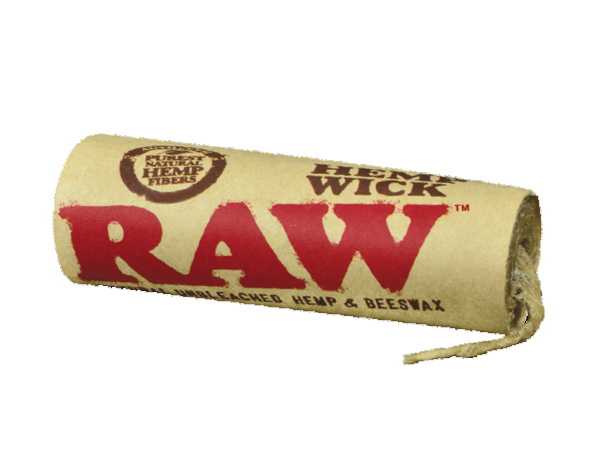 RAW Hemp Wick 20FT Roll – natural hemp wick in eco-friendly packaging