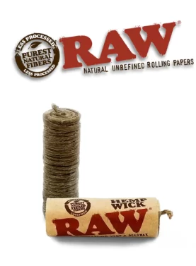 Raw Hemp Wick- 20FT Roll - Box of 20