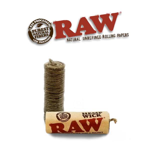 RAW Hemp Wick 20FT Roll – natural hemp wick in eco-friendly packaging