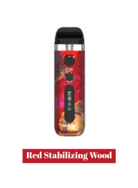 Smok Novo 5 Starter Kit by Smok - Red stabilizing wood