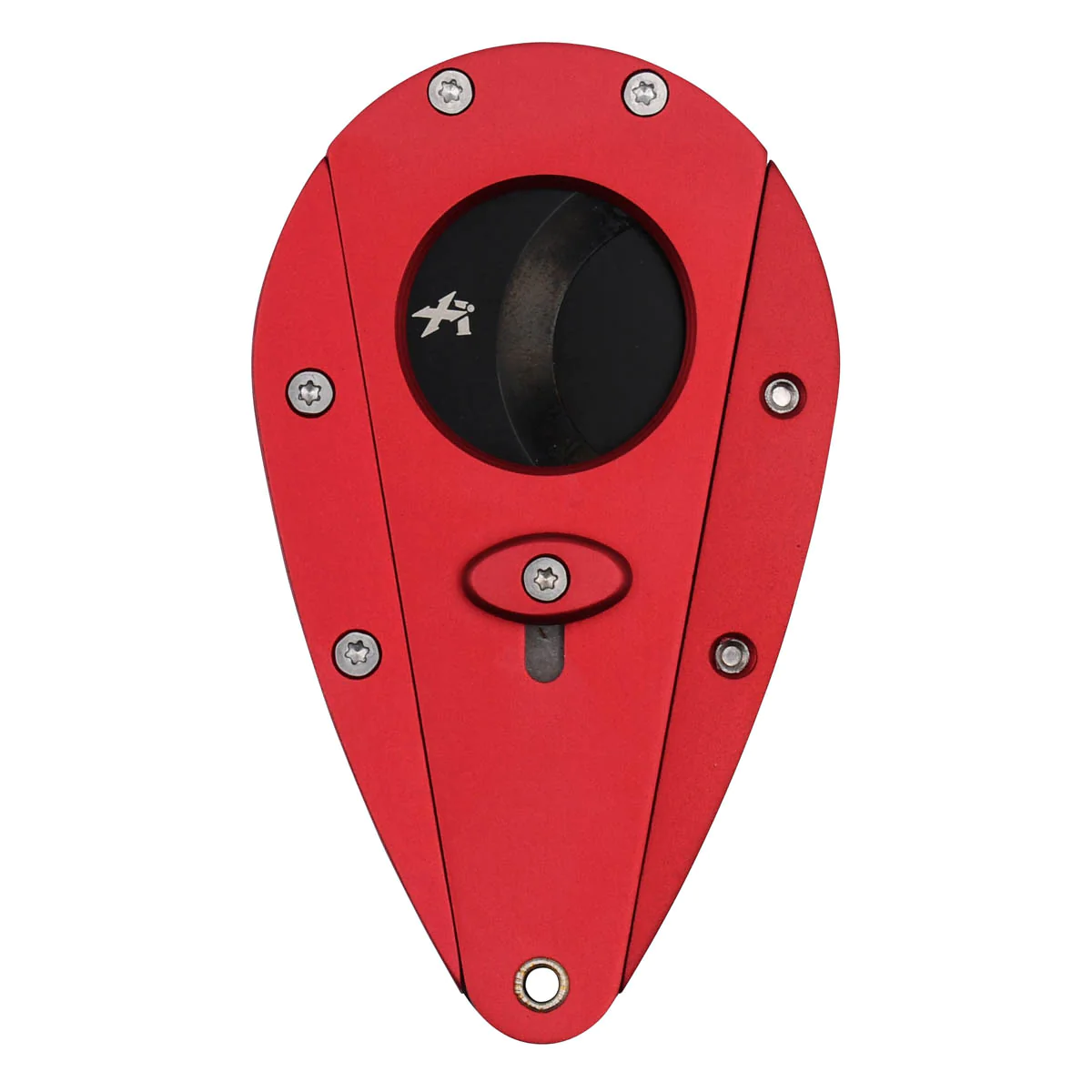 XIKAR Xi1 Cigar Cutter with aluminum body and stainless steel blades