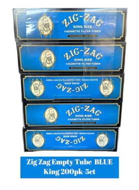 Zig Zag Cigarettes tube - king blue