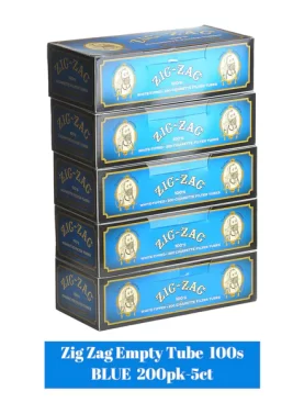 Zig Zag Cigarettes tube - blue 100