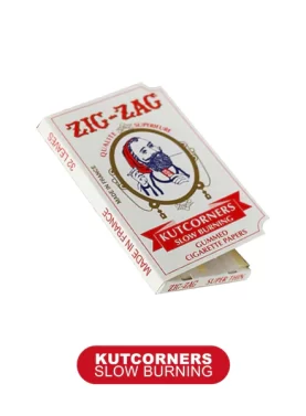 zig Zag Rolling papers - 1.5 Cut Corner, Pack of 5