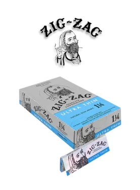 zig Zag Rolling papers - 1.25 Ultra thin, Box of 24