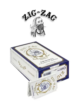 zig Zag Rolling papers - white Original, Box of 24