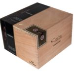 Closed Cain Habano cigar box emphasizing strength and craftsmanship