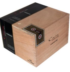 Closed Cain Habano cigar box emphasizing strength and craftsmanship
