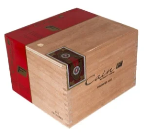 Sealed box of Cain F by Oliva cigars with a bold, full-bodied blend inside