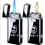 Rami’s Multi-function dual flame lighter with flashlight